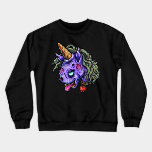 zombie unicorn Crewneck Sweatshirt